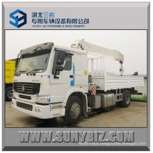 10t Crane Truck Sino HOWO 4X2 Truck Mounted Crane